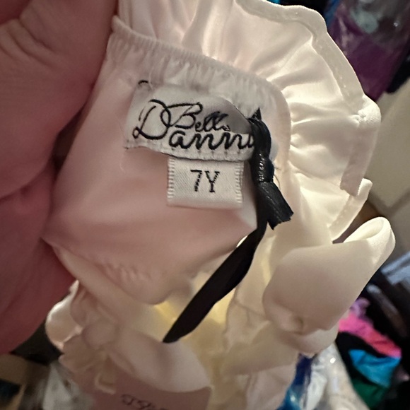 3 white ruffle flower girl dresses in size 6,7,8 BNWT event dress FREE SHIPPING - Picture 5 of 7